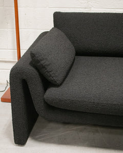 Marcos Sofa in Nubby Black