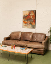 Load image into Gallery viewer, Leather Distressed Sofa
