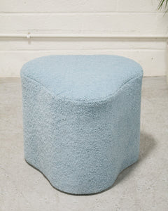 Blue Biomorphic Stool