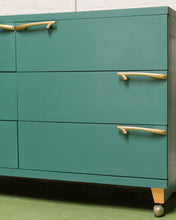 Load image into Gallery viewer, Teal 1950’s Dresser
