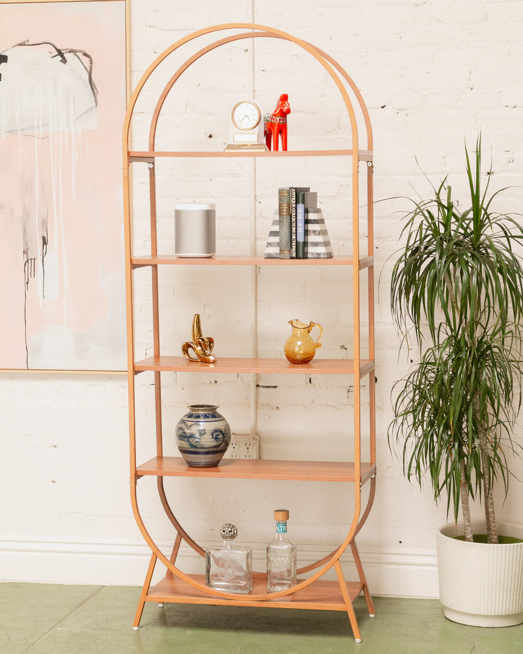 Bamboo Modernist Shelf