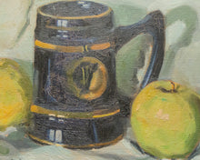 Load image into Gallery viewer, Apples with Beer Stein Still Life Oil Painting
