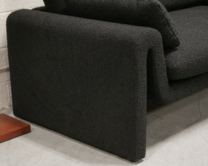 Marcos Sofa in Nubby Black