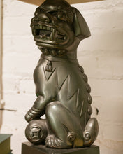 Load image into Gallery viewer, Cast Bronze Foo Dog Lamp by Sarreid
