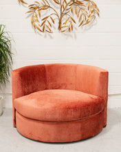 Load image into Gallery viewer, Bianca Swivel Chair in Rust
