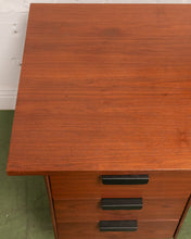 Load image into Gallery viewer, Walnut Restored Executive Mid Century Desk
