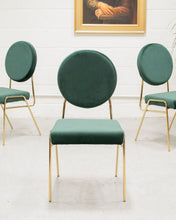 Load image into Gallery viewer, Queen Gold Dining Chair
