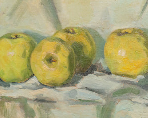 Apples with Beer Stein Still Life Oil Painting