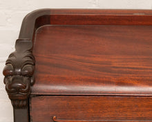 Load image into Gallery viewer, Late 19th-Early 20th C. Mahogany Renaissance Drop Front Bureau
