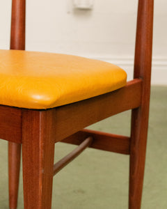 Restored Curved Back Walnut Dining Arm Chair