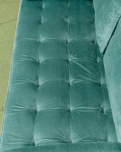 Maya Sofa in Napa Teal Blue