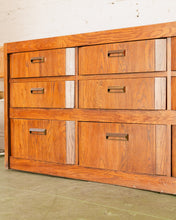 Load image into Gallery viewer, Oak Boho Dresser by Thomasville
