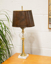 Load image into Gallery viewer, Regency Table Lamp Handblown Glass
