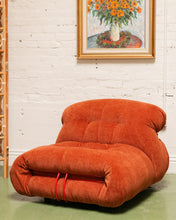 Load image into Gallery viewer, Low Profile Modular Orange Chair
