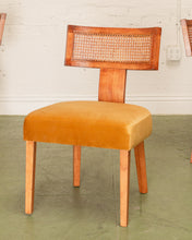 Load image into Gallery viewer, Mustard Gold Rattan Chairs
