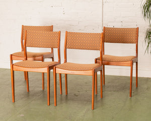 Danish Modern Dining Chairs (set of 4)