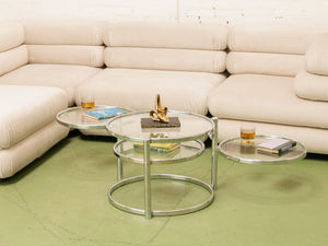 Multi Circle Chrome Table