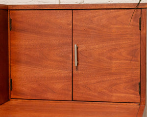 Walnut Valet Chest of Drawers