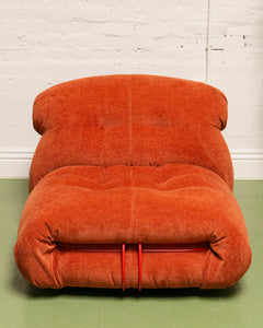 Low Profile Modular Orange Chair