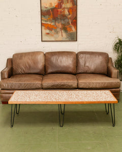 Vintage Tiled Coffee Table with Hairpin Legs