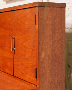 Walnut Valet Chest of Drawers