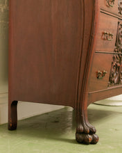 Load image into Gallery viewer, Late 19th-Early 20th C. Mahogany Renaissance Drop Front Bureau
