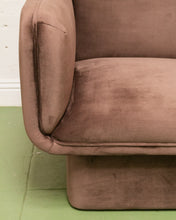 Load image into Gallery viewer, Chocolate Brown Club Armchair
