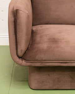 Chocolate Brown Club Armchair