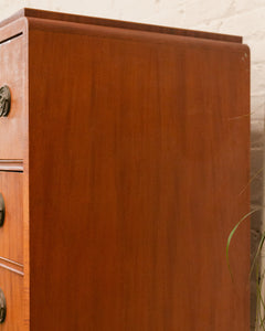 Mahogany 5 Drawer Chest