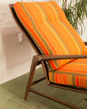 Load image into Gallery viewer, Ib Kofod Larsen Reclining Lounge Chair and Ottoman for Selibg, Circa 1960s
