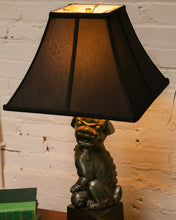 Load image into Gallery viewer, Cast Bronze Foo Dog Lamp by Sarreid
