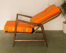 Load image into Gallery viewer, Ib Kofod Larsen Reclining Lounge Chair and Ottoman for Selibg, Circa 1960s
