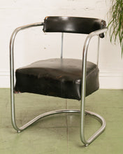 Load image into Gallery viewer, Art Deco Club Chair in Black
