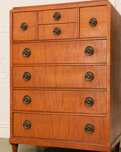 Mahogany 5 Drawer Chest