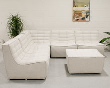 Load image into Gallery viewer, The Juno Modular Six-Piece Sectional in Oatmeal
