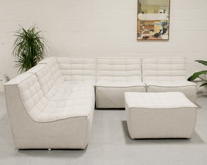 The Juno Modular Six-Piece Sectional in Oatmeal