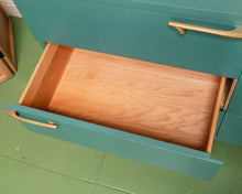 Load image into Gallery viewer, Teal 1950’s Dresser
