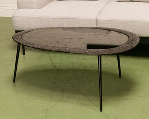 Modern Black Asymmetric Coffee Table