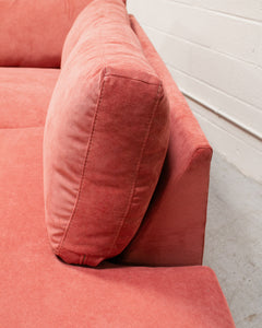 Michonne Sectional Sofa in Parallel Paprika