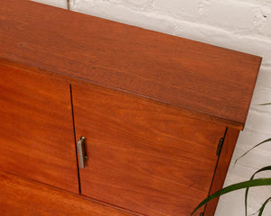 Walnut Valet Chest of Drawers