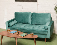 Load image into Gallery viewer, Maya Sofa in Napa Teal Blue
