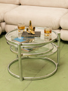 Multi Circle Chrome Table