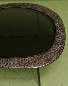 Modern Black Asymmetric Coffee Table