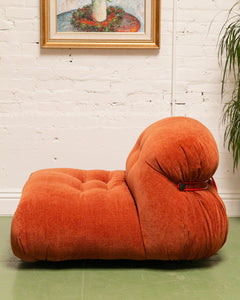 Low Profile Modular Orange Chair