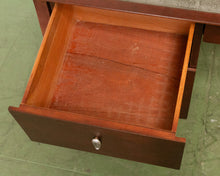 Load image into Gallery viewer, Leather Top Drexel Desk
