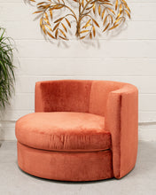 Load image into Gallery viewer, Bianca Swivel Chair in Rust
