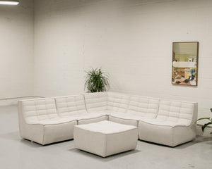 The Juno Modular Six-Piece Sectional in Oatmeal