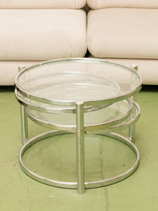 Multi Circle Chrome Table