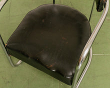 Load image into Gallery viewer, Art Deco Club Chair in Black
