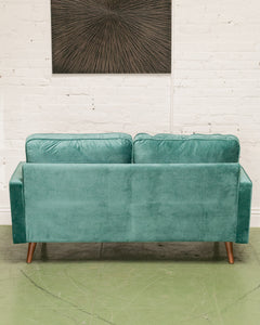 Maya Sofa in Napa Teal Blue